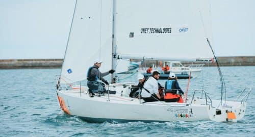 Onet Technologies, équipe championne du fair-play lors des Voiles de Cherbourg
